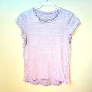Lululemon Microstriped Tee